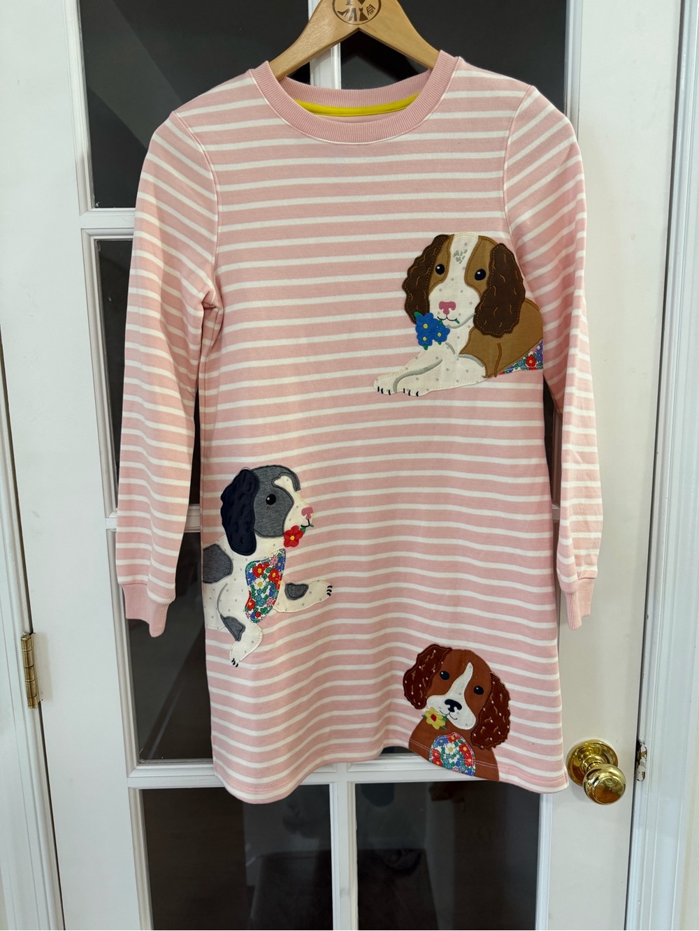 Mini Boden Sweatshirt Dog Aplique - Size 11/12 YO